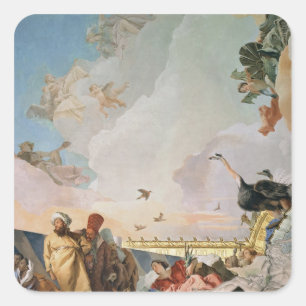 Der Ruhm von Spanien III Quadratischer Aufkleber