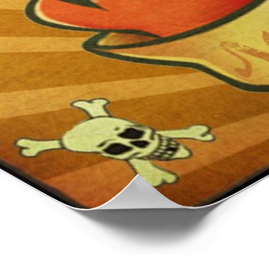 Der Ruin des Menschen Poster (Ecke)