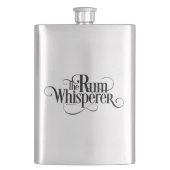 Der Rum Whisperer Flachmann (Vorderseite)