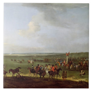Der runde Kurs in Newmarket, bereitend für das K Fliese