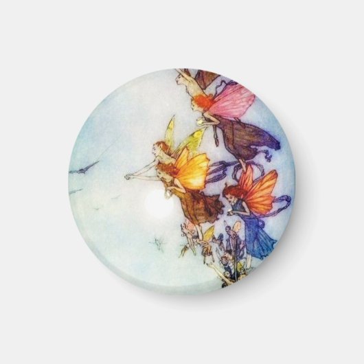 Der runde Magnet der Serie (Vorne)