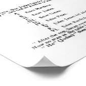 Der Runde Tisch von König Arthur Poster (Ecke)