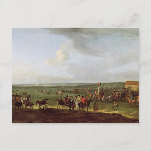 Der Rundkurs in Newmarket, Vorbereitung auf das K Postkarte