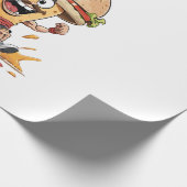 Der Running Cheeseburger Geschenkpapier (Ecke)