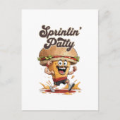 Der Running Cheeseburger Postkarte (Vorderseite)