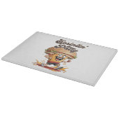 Der Running Cheeseburger Schneidebrett (Ecke)