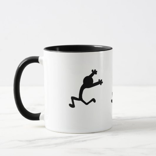 Der Running Man Tasse (Links)