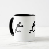 Der Running Man Tasse (Vorderseite Links)