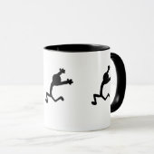 Der Running Man Tasse (VorderseiteRechts)