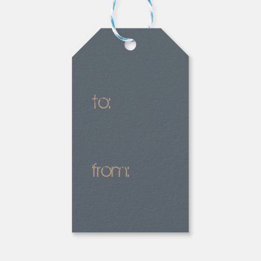 Der Running Stag Geschenkanhänger (Rückseite)