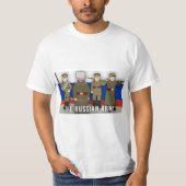 Der russische Armee-Partei-Erste Weltkrieg T-Shirt (Vorderseite)