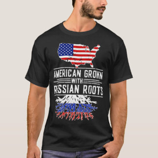 Der russische Roots-Stolz der amerikanischen Wirts T-Shirt