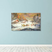 Der russische Winter 1900-10 Leinwanddruck (Insitu (Holzboden))