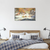 Der russische Winter 1900-10 Leinwanddruck (Insitu (Schlafzimmer))