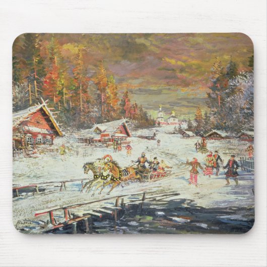 Der russische Winter, 1900-10 Mousepad (Vorne)