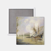 Der russische Zerstörer 'Shutka' Magnet (Vorderseite/Rückseite)