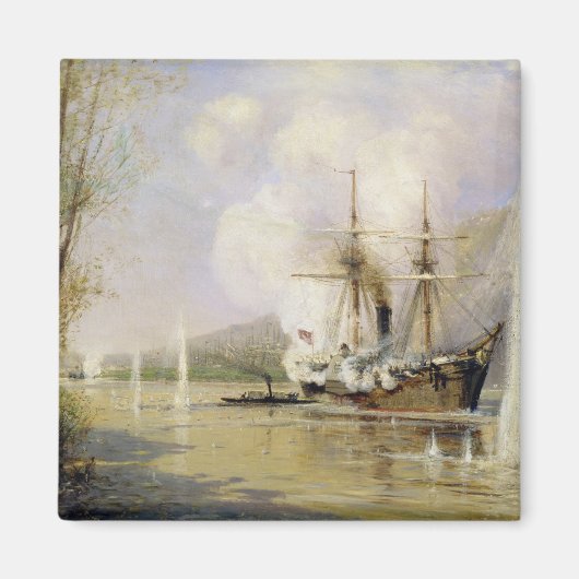 Der russische Zerstörer 'Shutka' Magnet (Vorne)