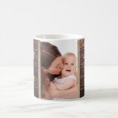 Der rustikale beste Tag der Mama-überhaupt Kaffeetasse (Mittel)