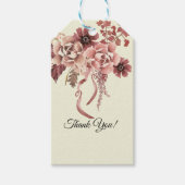 *Der rustikale Herbst blüht den Hintergrund der Aq Geschenkanhänger (Vorderseite)