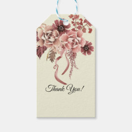 *Der rustikale Herbst blüht den Hintergrund der Aq Geschenkanhänger