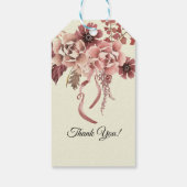 *Der rustikale Herbst blüht den Hintergrund der Aq Geschenkanhänger (Rückseite)