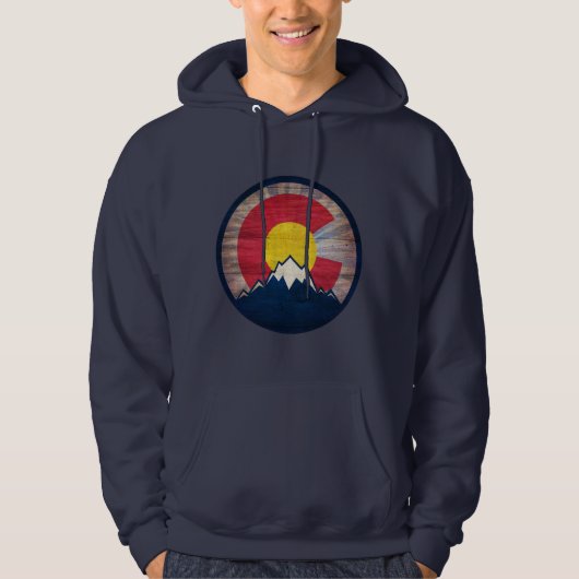 Der rustikale hölzerne Hoodie der (Vorderseite)