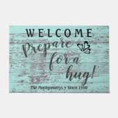 Der rustikale Individuelle Name bereitet sich auf  Fußmatte (Vorderseite)