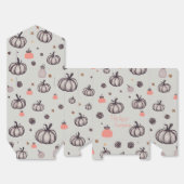 Der rustikale Kürbis (grau) Geschenkschachtel (Ungefaltet)