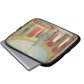 Der Saal in seiner Endphase von den Ansichten des Laptopschutzhülle (Vorne Knopf)