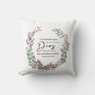 Der Sabemos, den Aman in Dios Throw Pillow Kissen