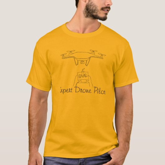 Der sachverständige Drohne-PilotT - Shirt (Vorderseite)