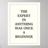 DER SACHVERSTÄNDIGE WAR EINMAL EIN ANFANG. POSTER (Vorne)