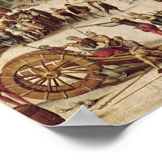 Der Sack des Lyons durch den Baron des Adrets Poster (Ecke)