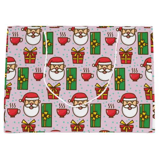 Der Sack des Weihnachtsmanns Große Geschenktüte (Vorderseite)