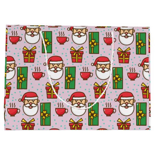 Der Sack des Weihnachtsmanns Große Geschenktüte (Rückseite)