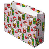 Der Sack des Weihnachtsmanns Große Geschenktüte (Rückseite Schrägansicht)