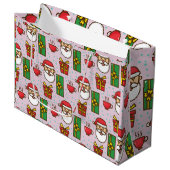 Der Sack des Weihnachtsmanns Große Geschenktüte (Vorderseite Schrägansicht)