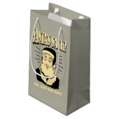 Der Sack des Weihnachtsmanns: Ja, Größe ist wichti Kleine Geschenktüte (Rückseite Schrägansicht)