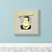 Der Sack des Weihnachtsmanns: Ja, Größe ist wichti Leinwanddruck (Insitu (Holzboden))