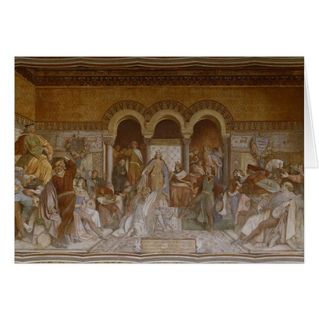 Der Saengerkrieg, c.1854-55 (Vorderseite (Horizontal))