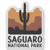 Der Saguaro Cactus Aufkleber (Vorderseite)