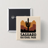 Der Saguaro Cactus Button (Vorne & Hinten)