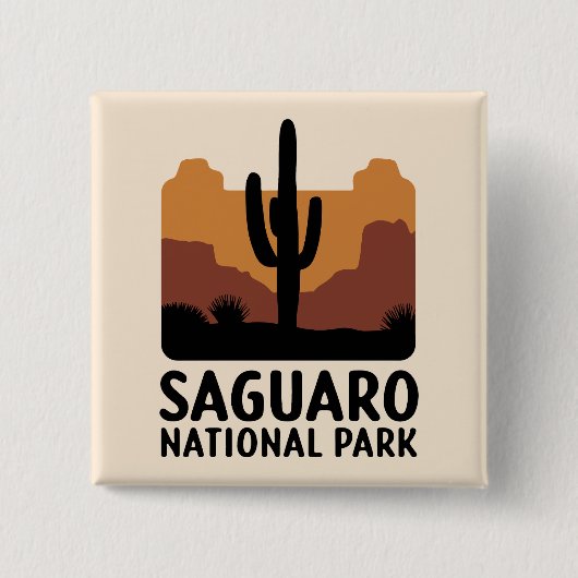 Der Saguaro Cactus Button (Vorderseite)