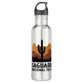 Der Saguaro Cactus Edelstahlflasche (Vorderseite)