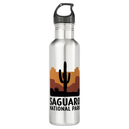 Der Saguaro Cactus Edelstahlflasche (Vorderseite)
