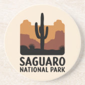 Der Saguaro Cactus Getränkeuntersetzer (Vorne)
