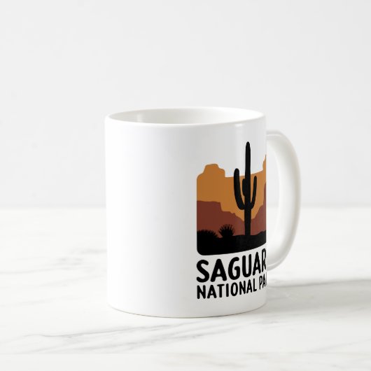 Der Saguaro Cactus Kaffeetasse (VorderseiteRechts)