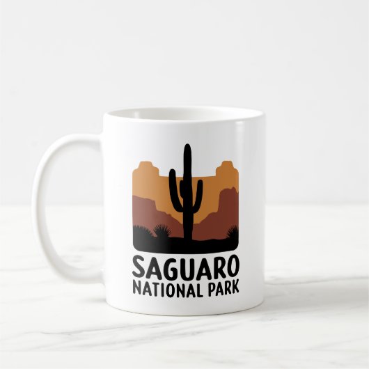 Der Saguaro Cactus Kaffeetasse (Links)