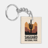 Der Saguaro Cactus Schlüsselanhänger (Vorderseite links)