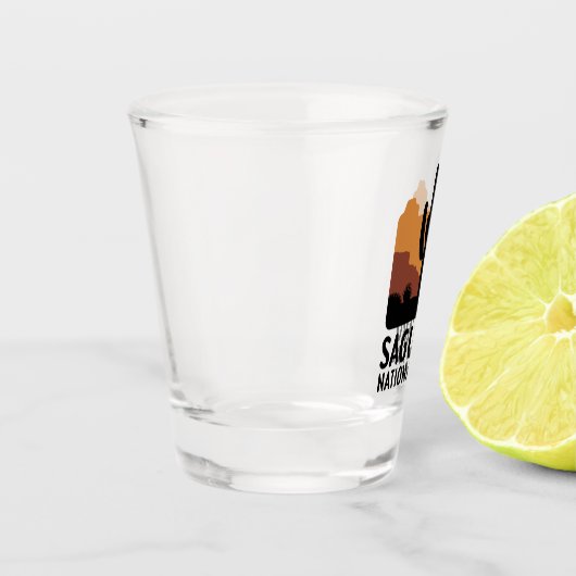 Der Saguaro Cactus Schnapsglas (Links)